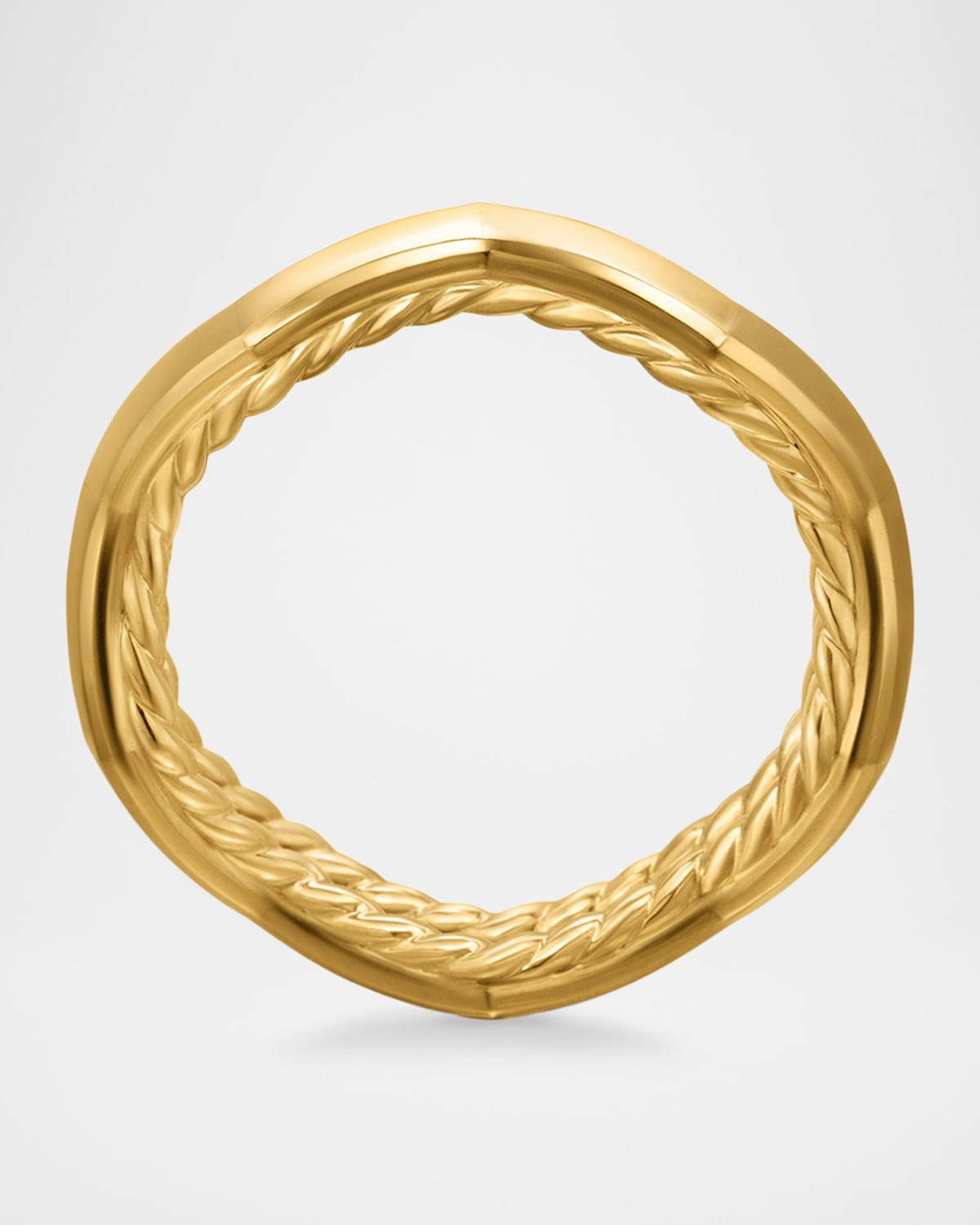 Zig Zag Stax Ring in 18K Gold, 3mm - 4