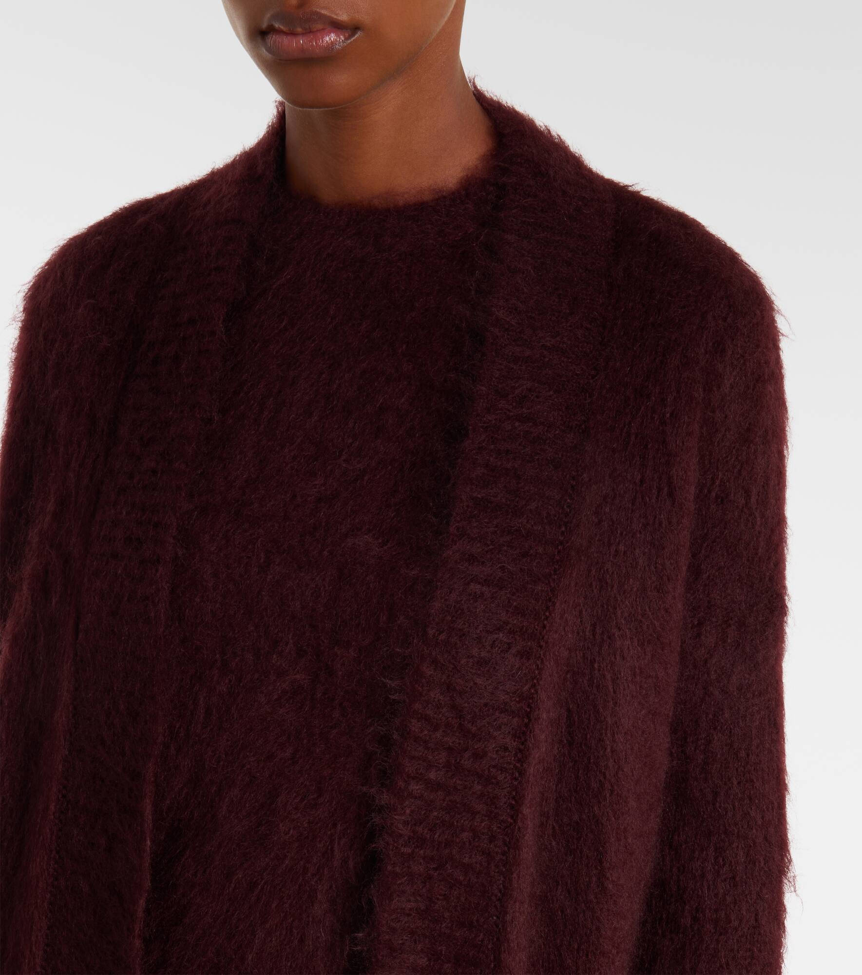 Affetto mohair-blend cardigan - 4