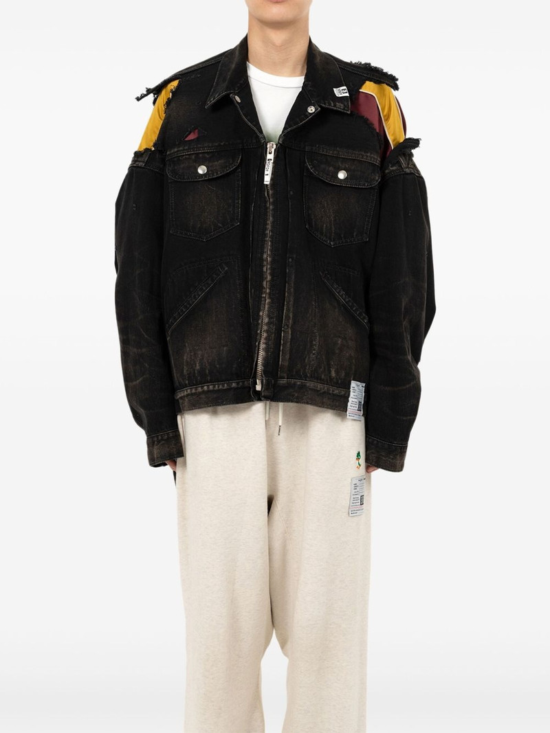 Maison MIHARAYASUHIRO layered denim jacket outlook