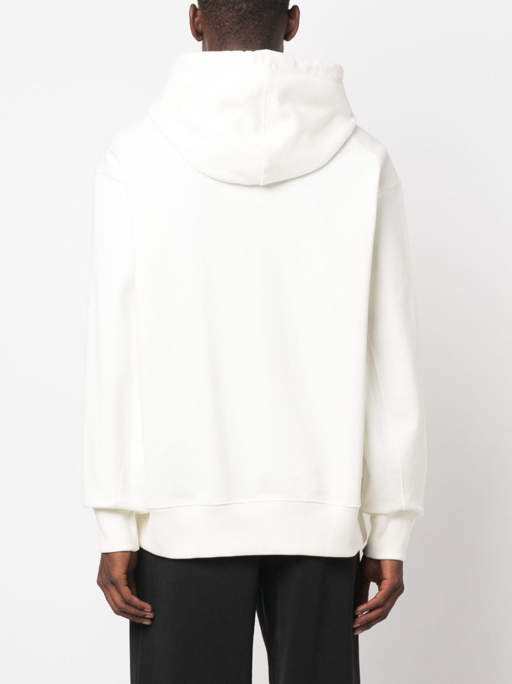 logo-print organic cotton hoodie - 5