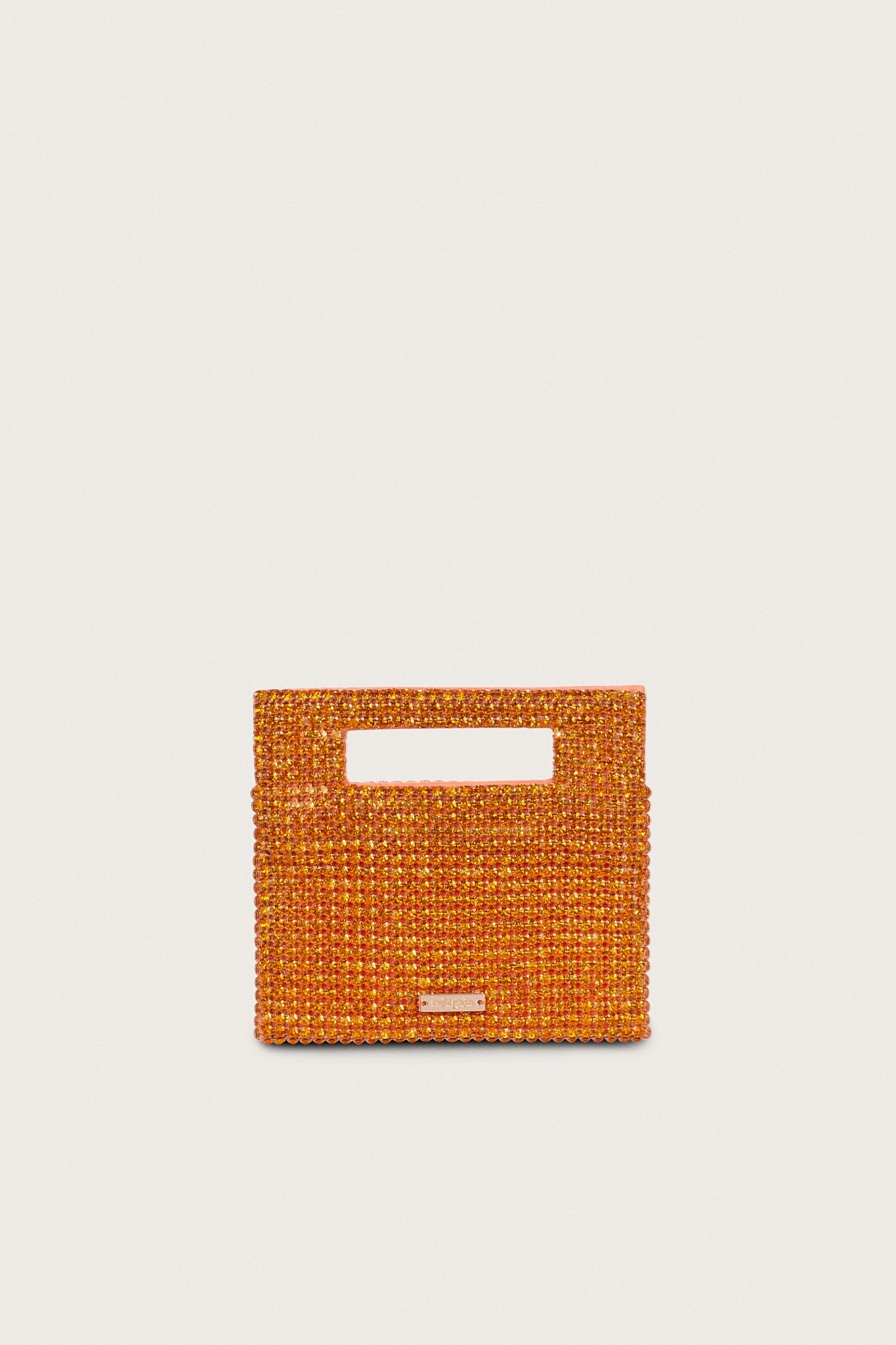 LUCINDA NANO RHINESTONE CLUTCH - 1