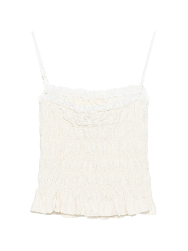 SYSTEM System Ruffled Strap Top outlook