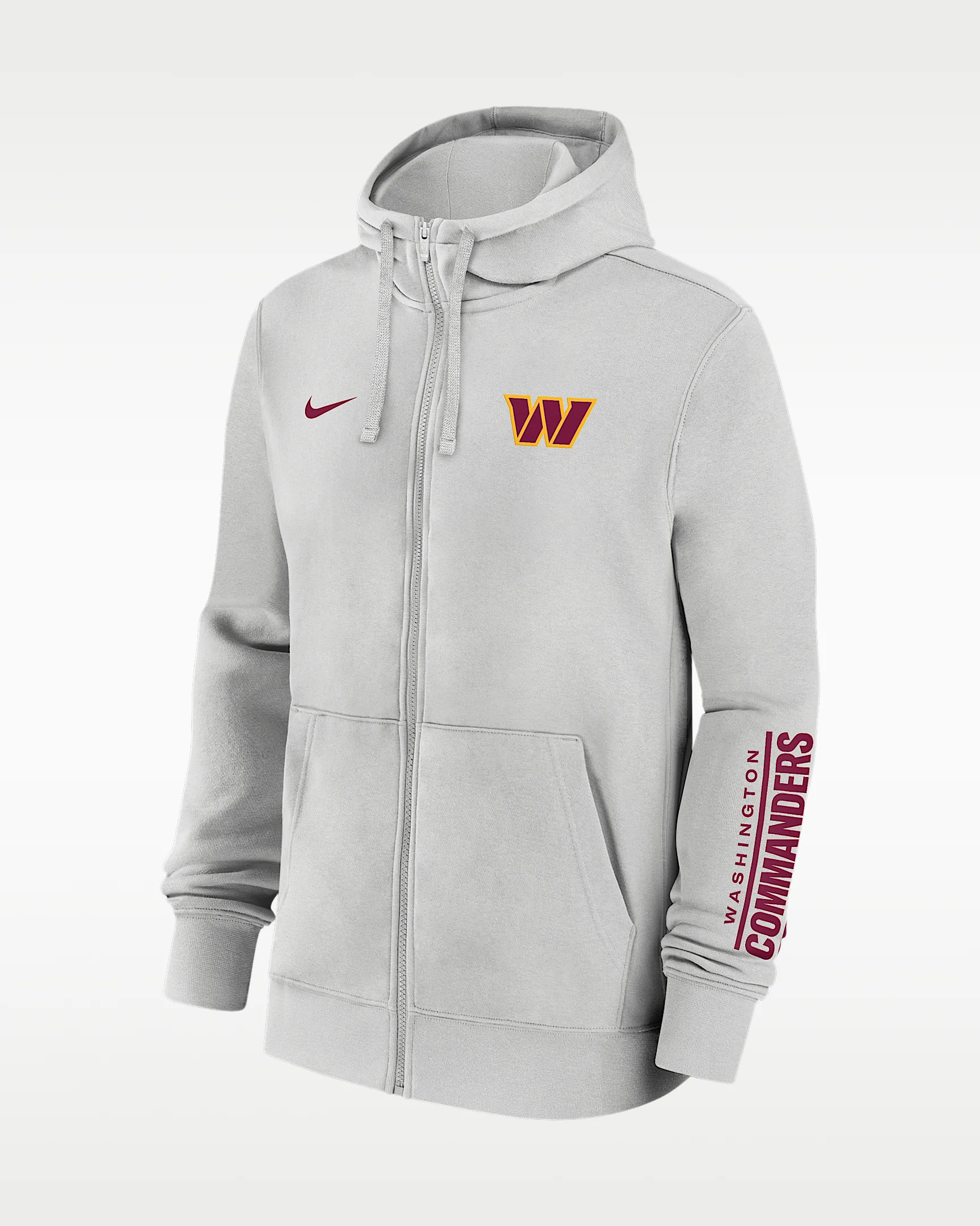 Washington Commanders Club Men's Nike NFL Full-Zip Hoodie - 1