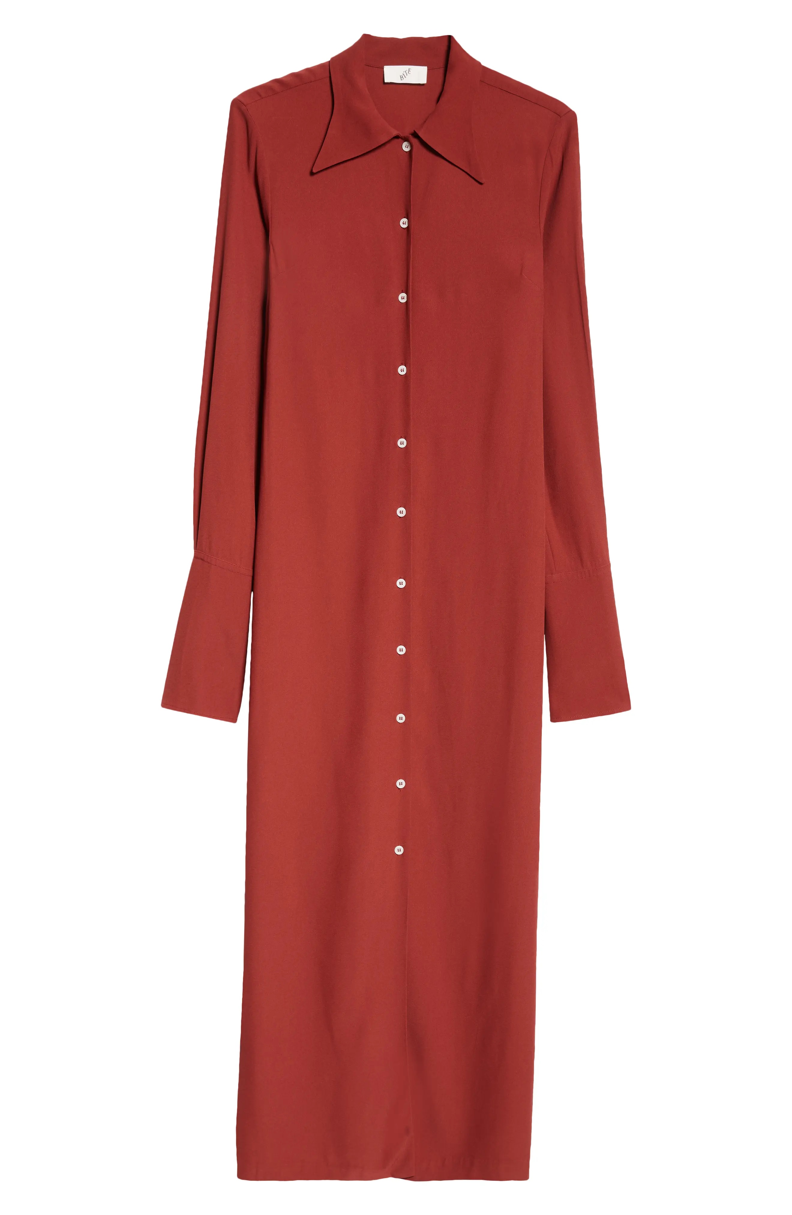 Bloomsbury Long Sleeve Maxi Shirtdress - 5