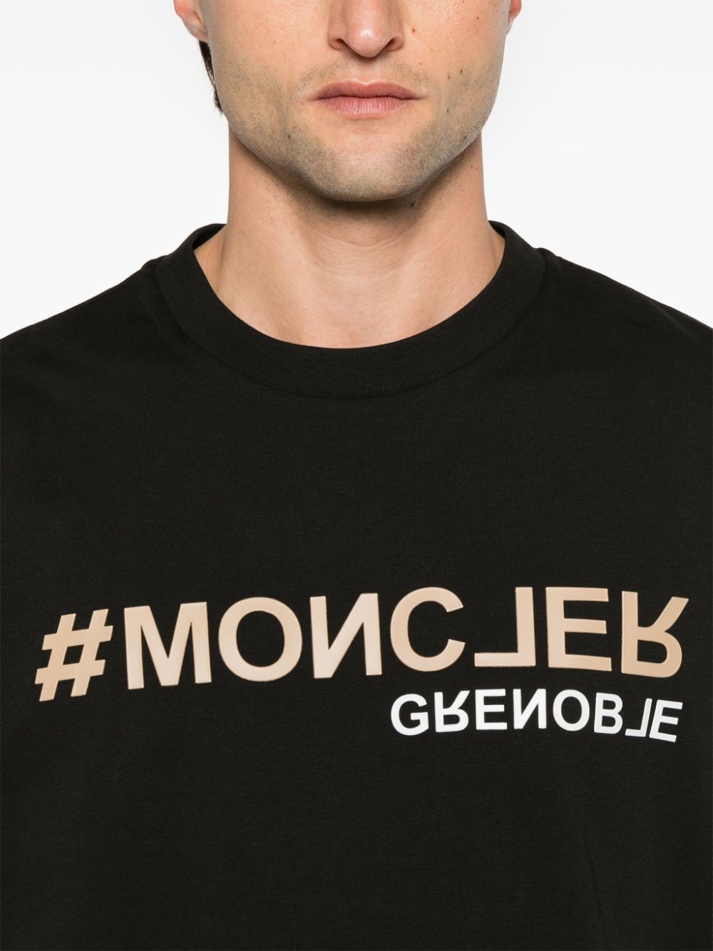 rubberised-logo T-shirt - 4