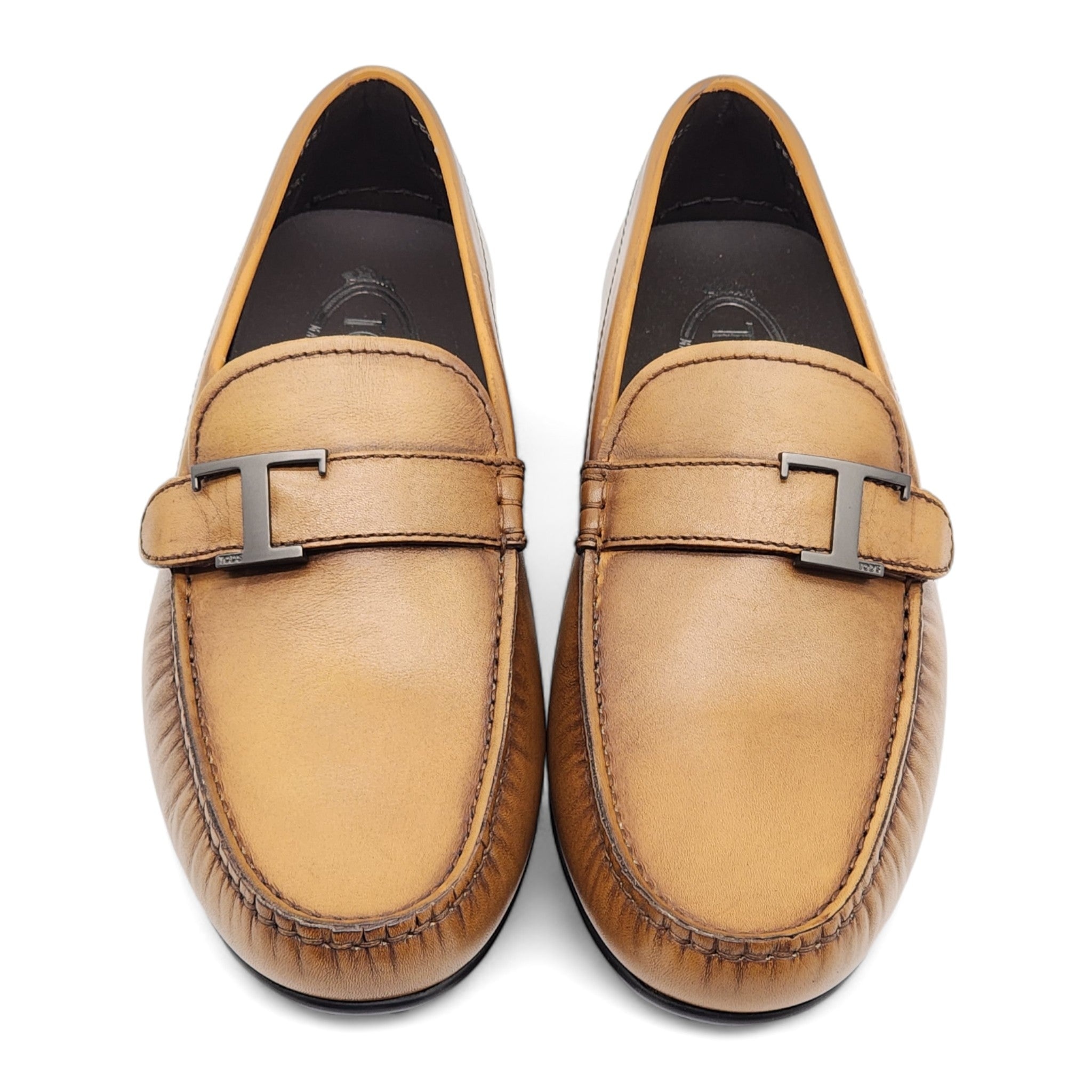 Tod's T Timeless City Gommino Leather Driving Shoes in Brown - 4
