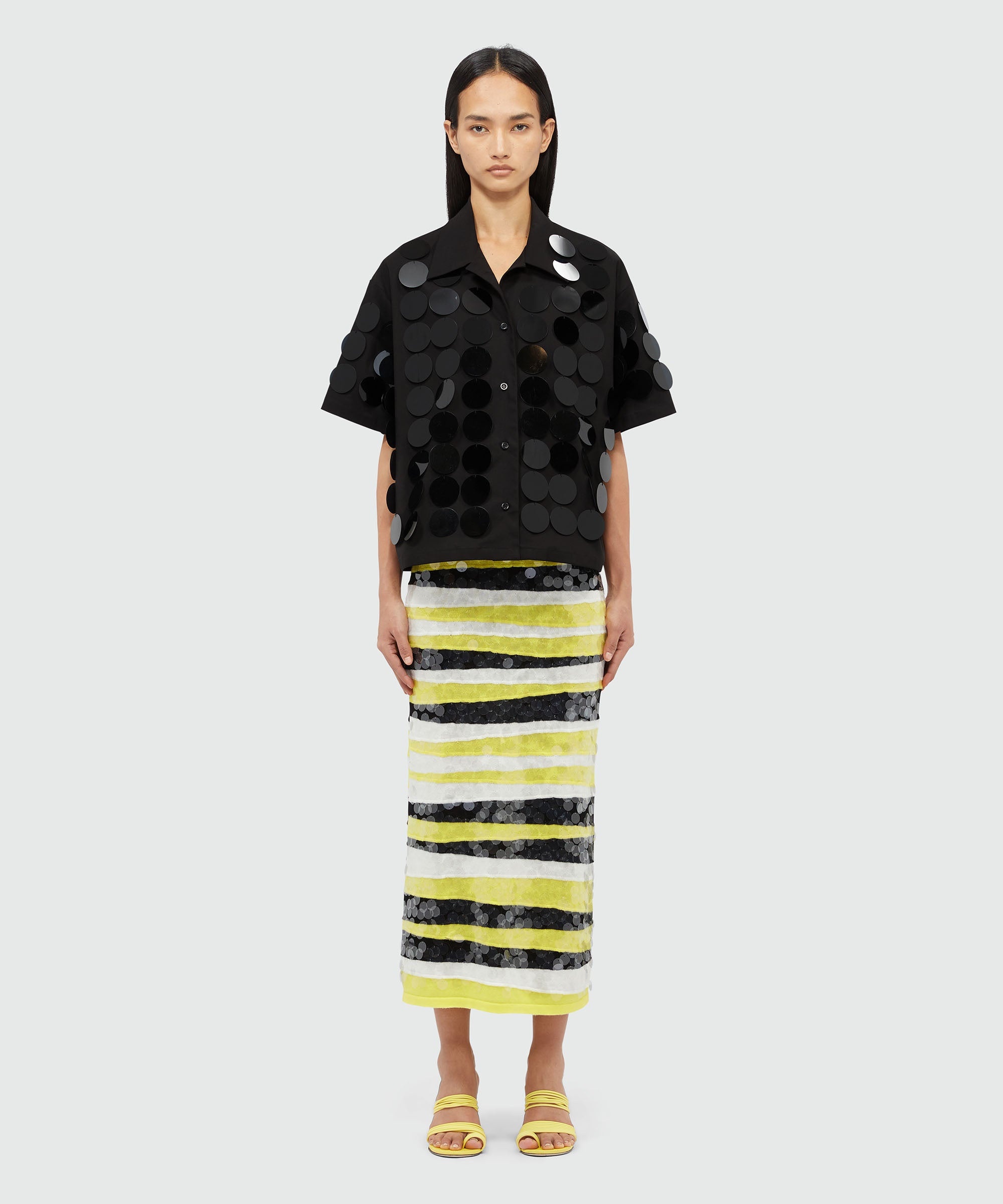 Long skirt with paillettes - 2