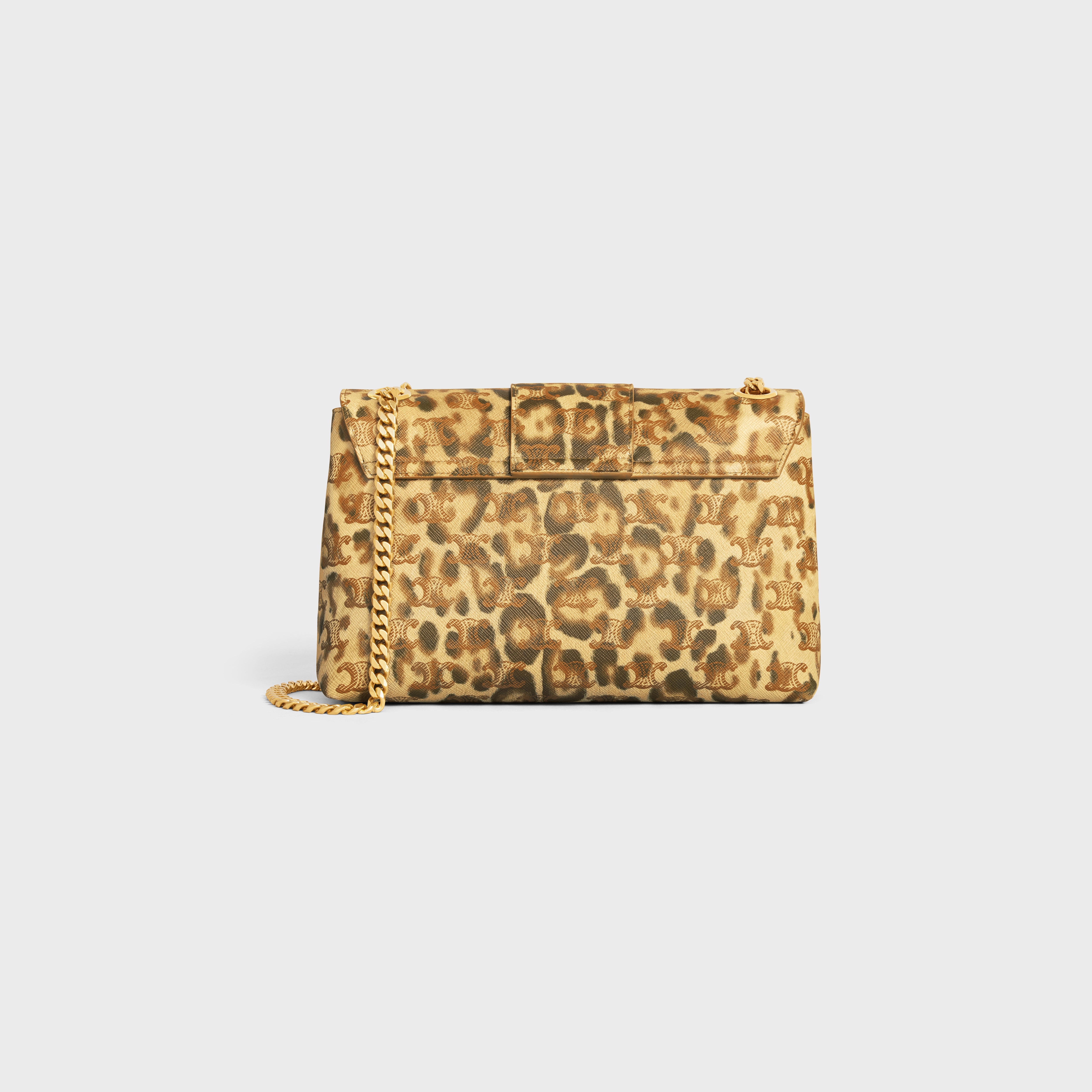MEDIUM VICTOIRE BAG in Triomphe Canvas with leopard print - 3
