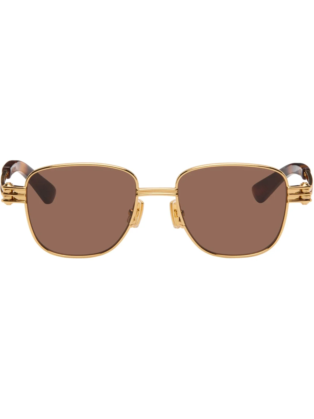 Gold Square Sunglasses - 1