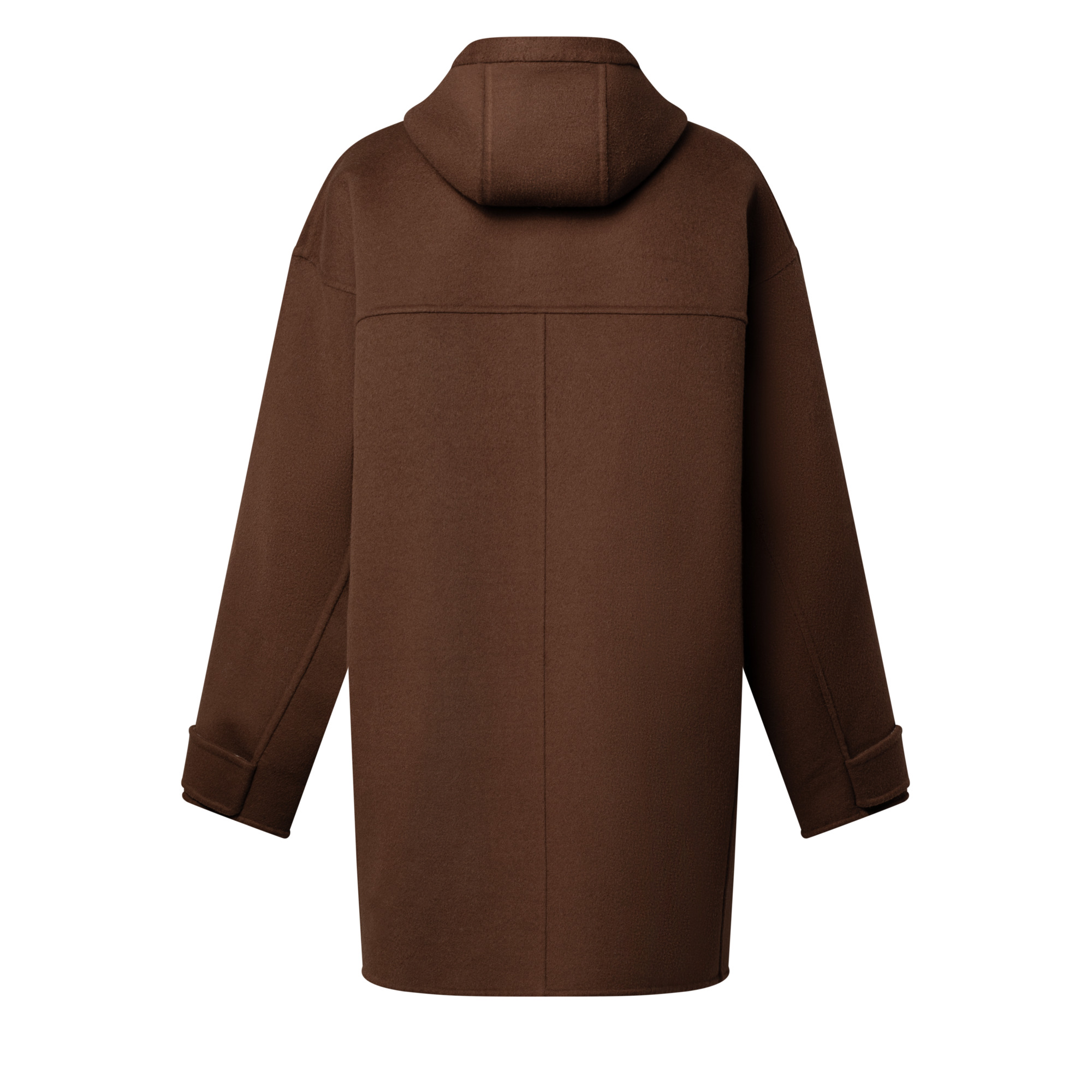 Hooded Button-Up Coat - 3