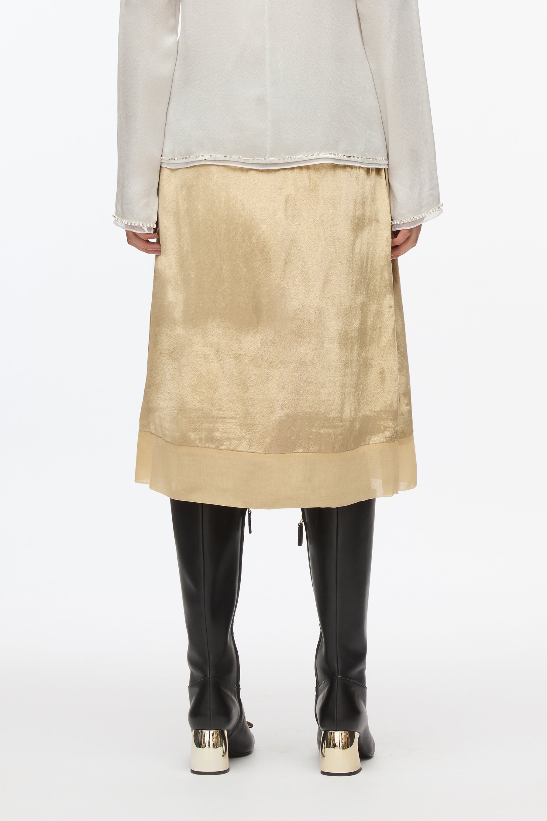 Velvet Slip Skirt - 4