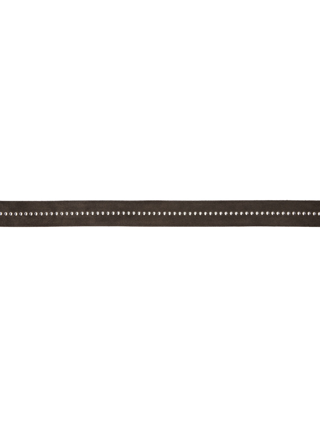 SSENSE Exclusive Brown Studded Suede Belt - 2