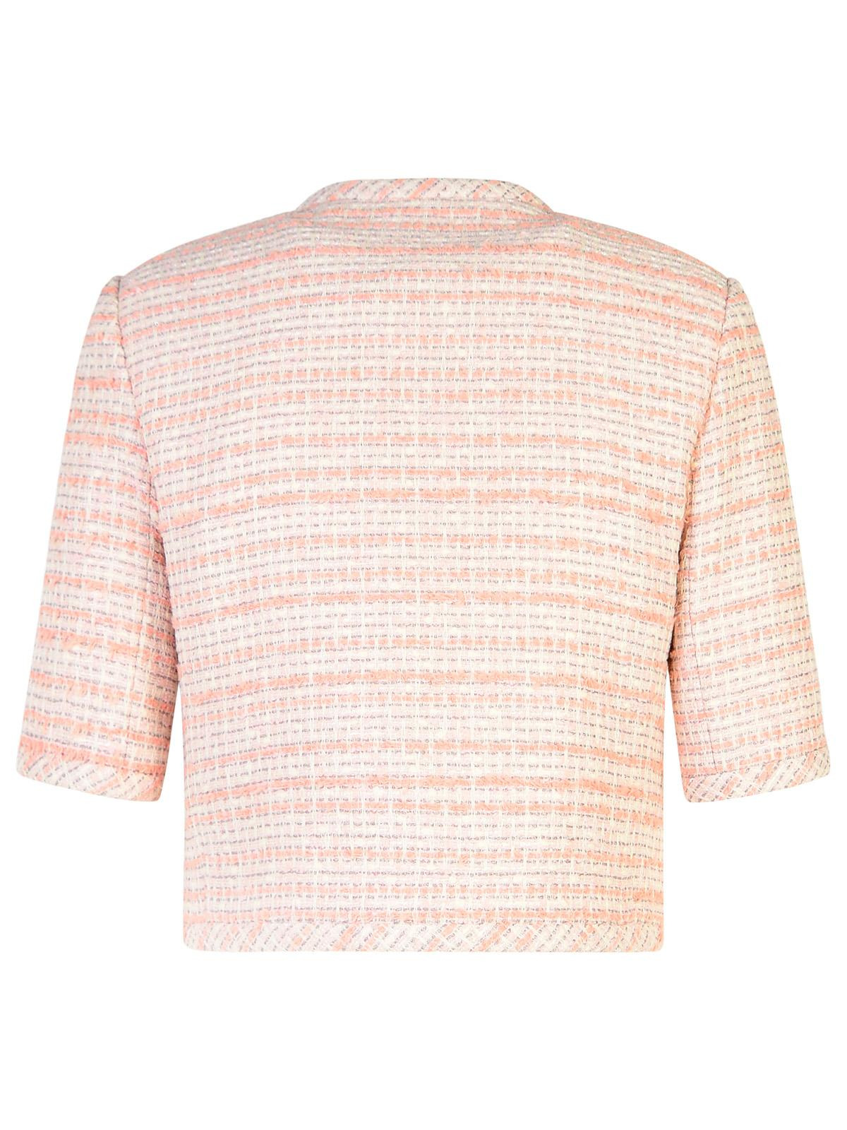 Versace Pink Cotton Blend Jacket Women - 3