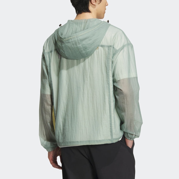 adidas Neo City Escape Windbreaker Jackets 'Teal' IA6861 - 3