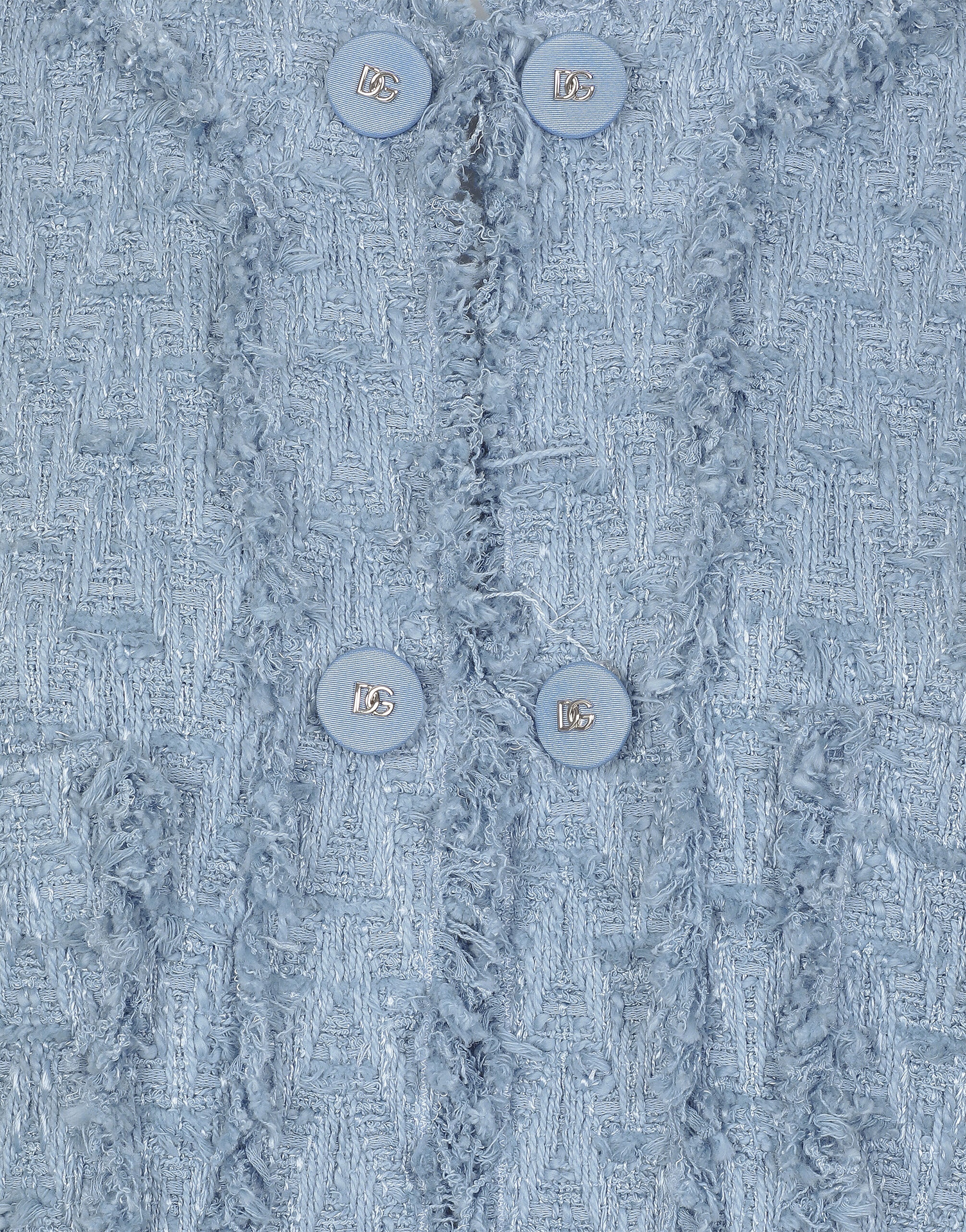 Single-breasted cotton rush-stitch jacket - 6