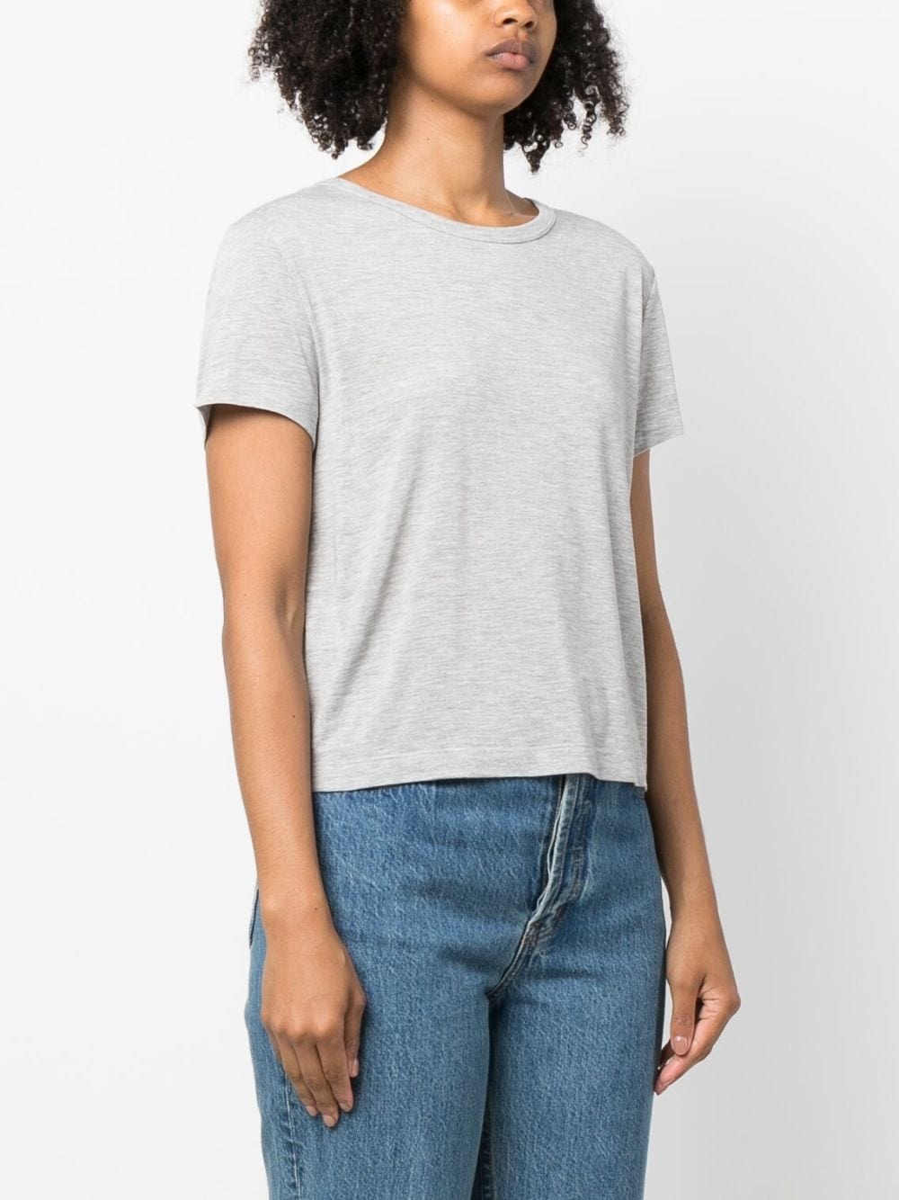 Adine Shrunken cropped T-shirt - 3