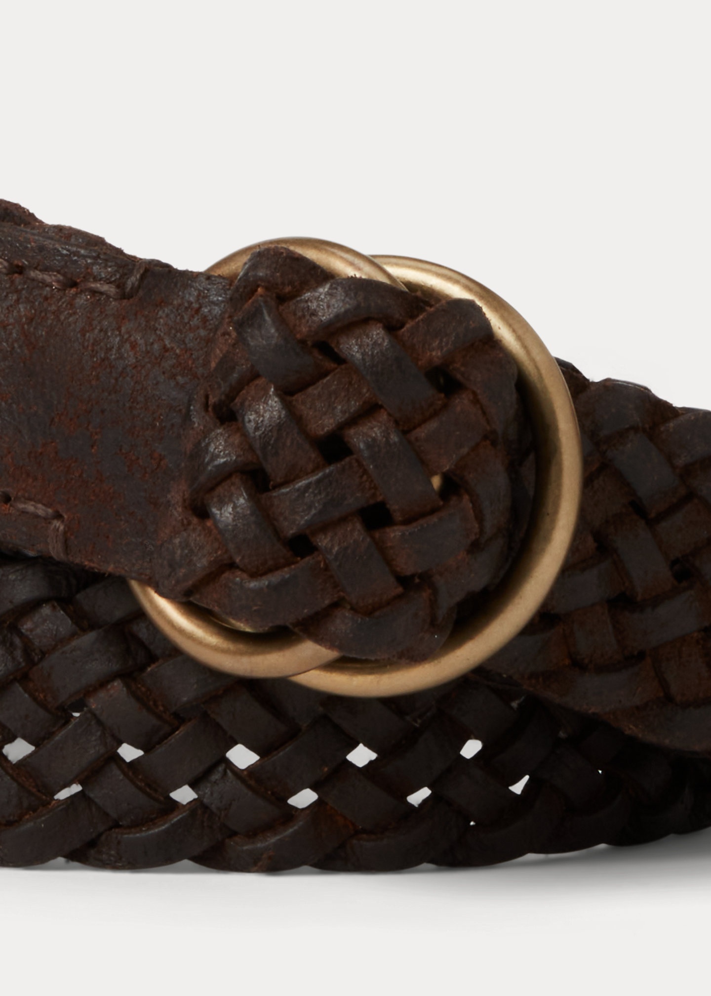 Braided Leather Belt - 4