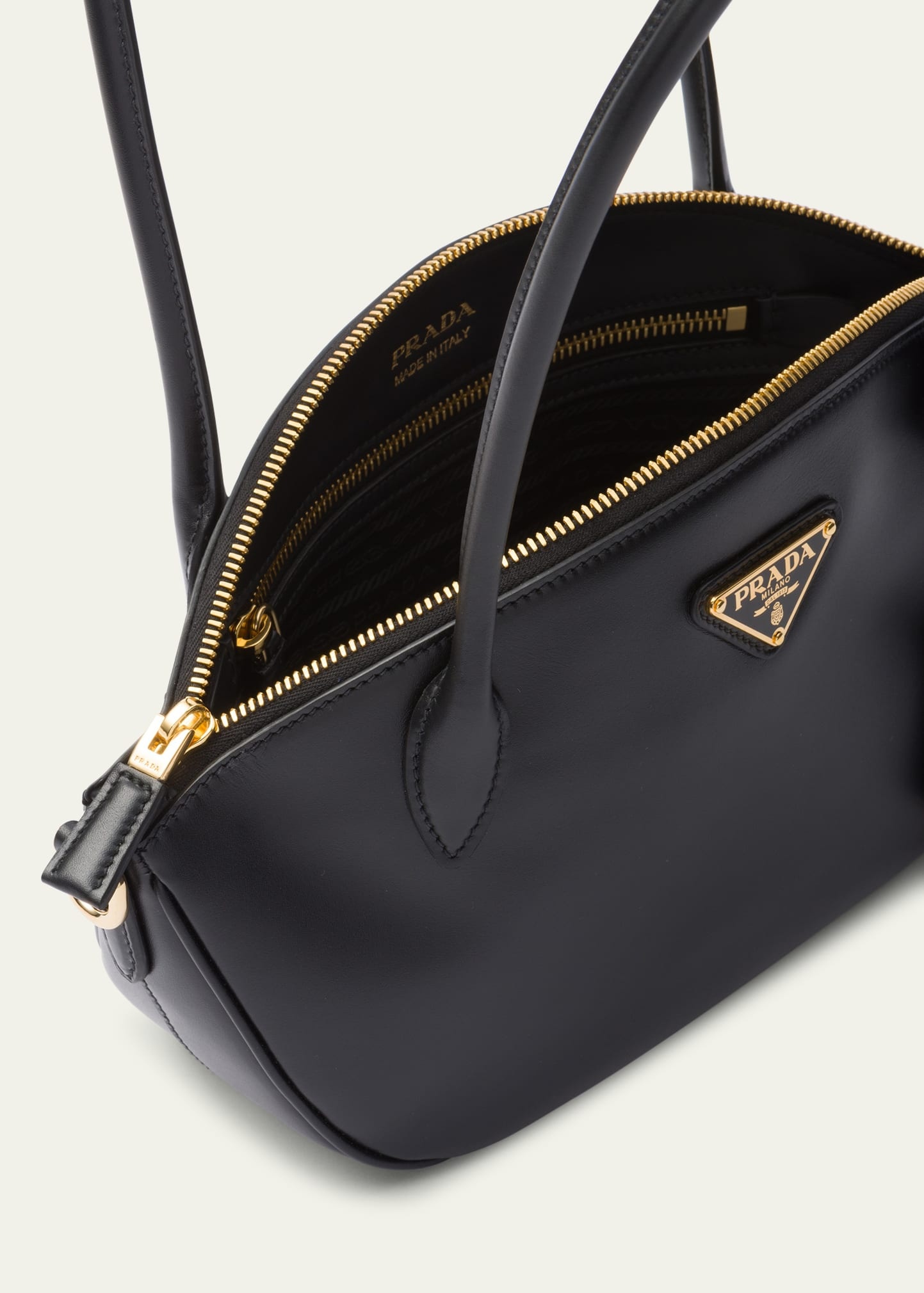 City Zip Leather Shoulder Bag - 4