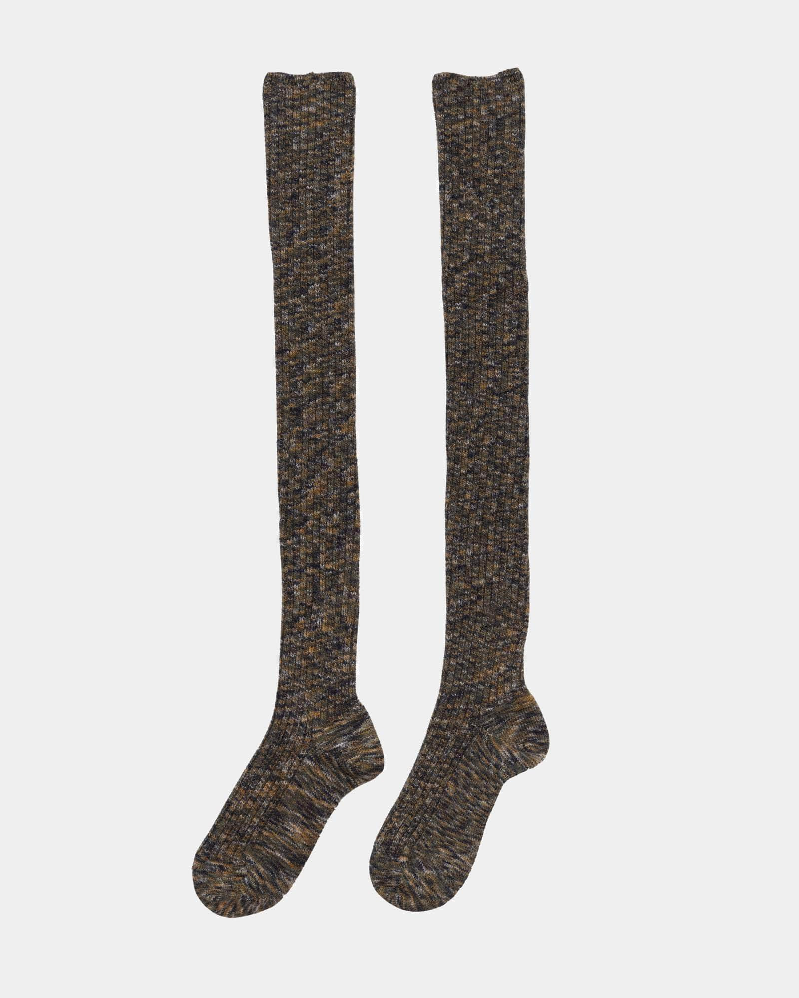 Twist Overknee Socks - Organic Cotton Rib - 6