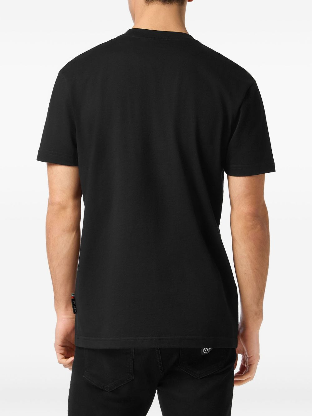 logo-embroidered T-shirt - 3