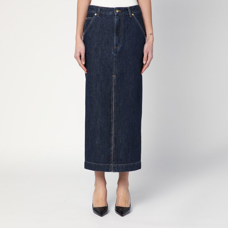 DARK BLUE ERIKA DENIM SKIRT - 1