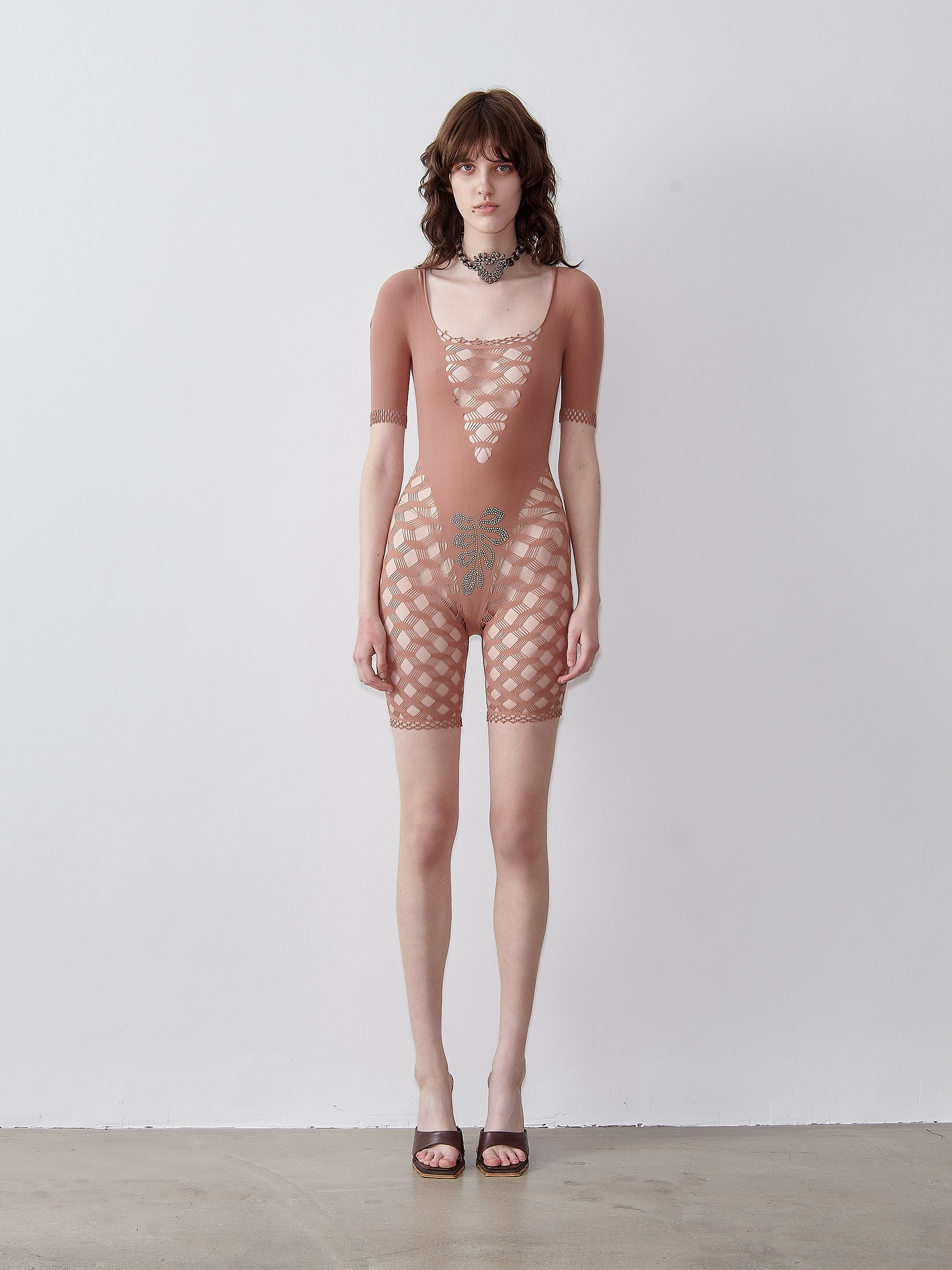 SHELLY PLAYSUIT LATTE - 2