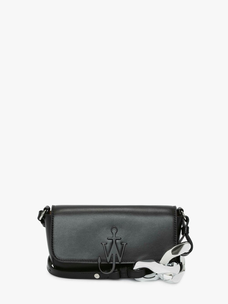 JW Anderson ANCHOR CHAIN BAGUETTE - LEATHER SHOULDER BAG outlook