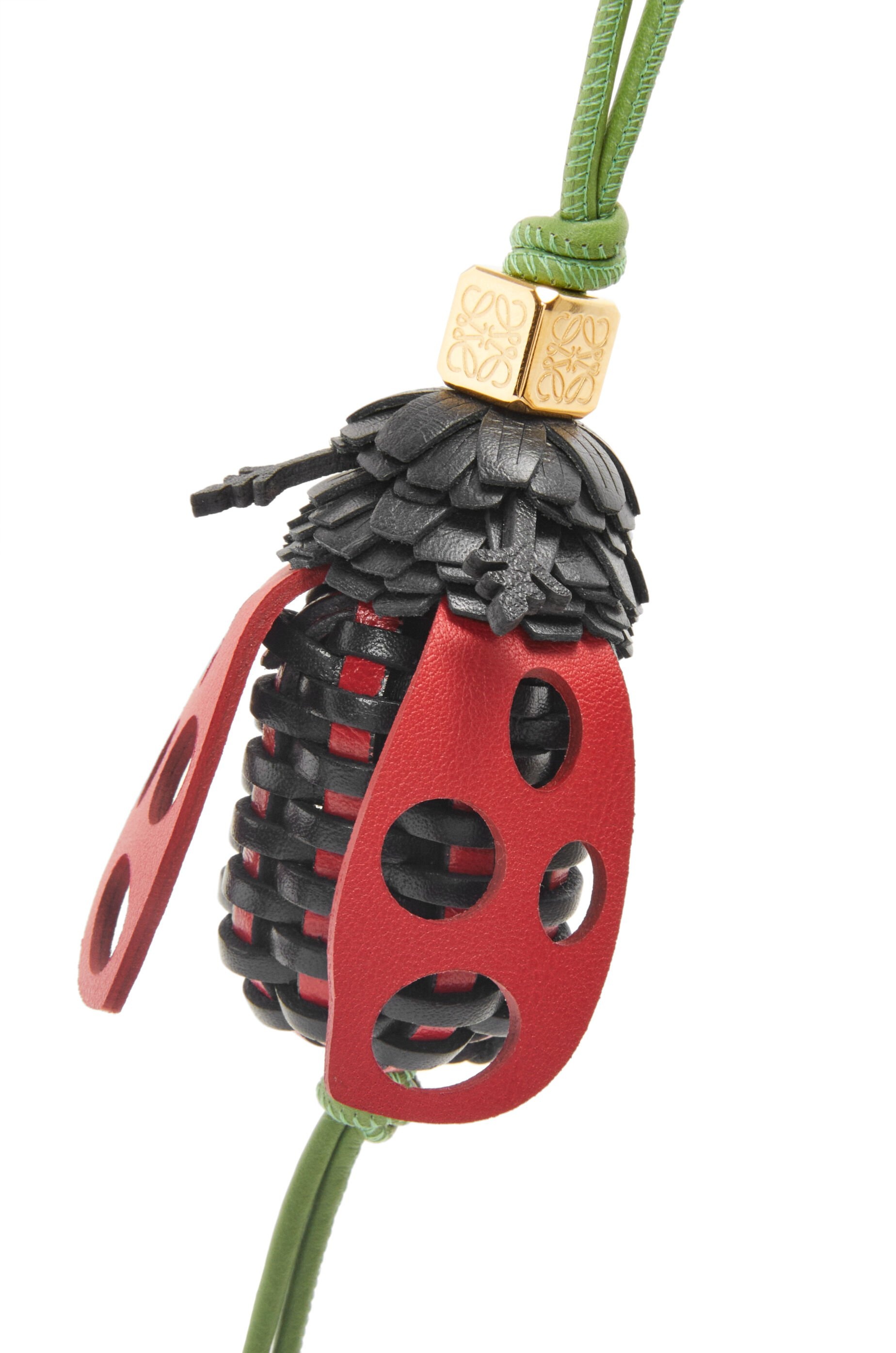 Ladybug charm in classic calfskin - 2
