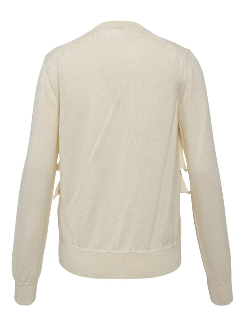 Comme des Garçons Comme des Garçons ruffle-detail cardigan outlook