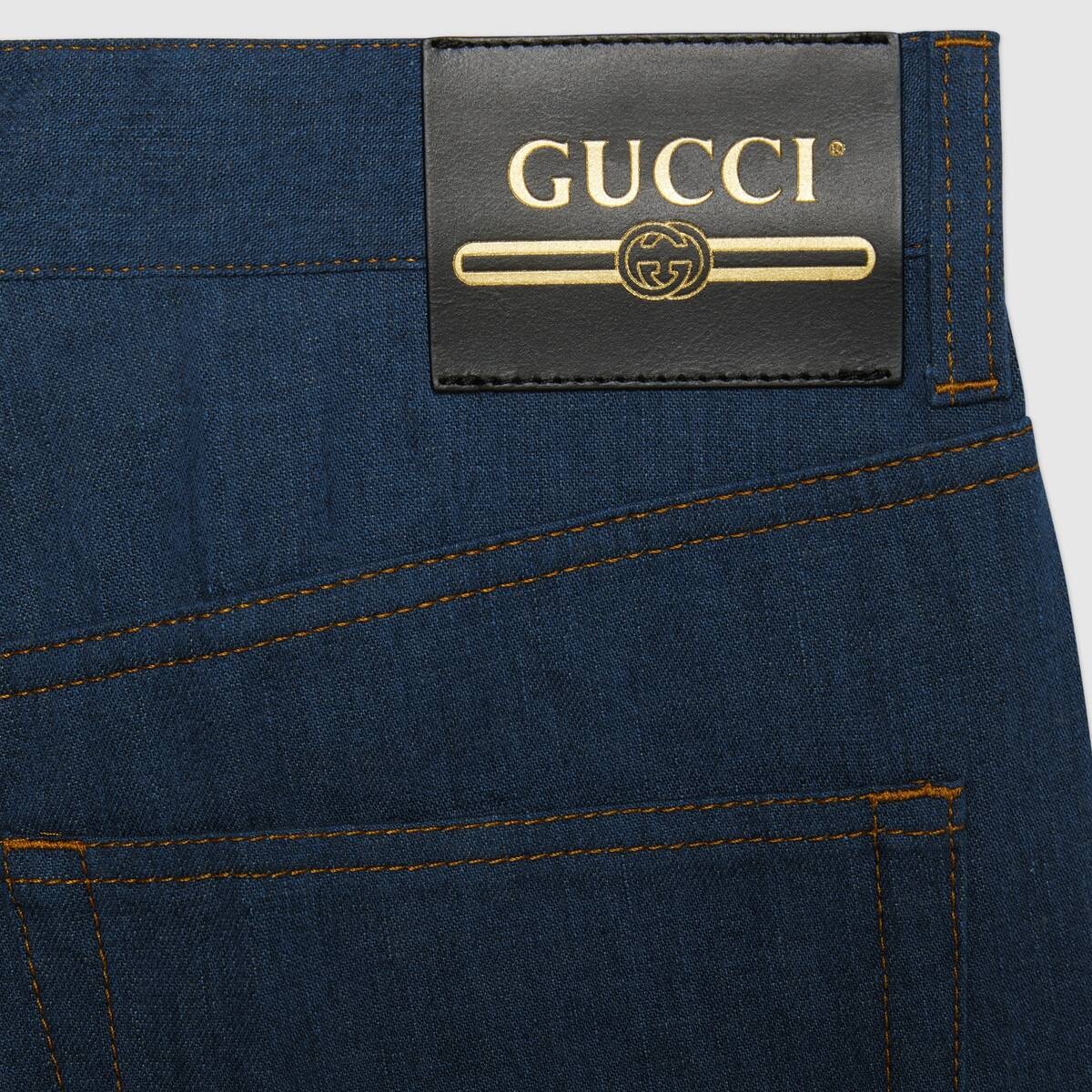 Denim pant with Gucci Boutique - 2