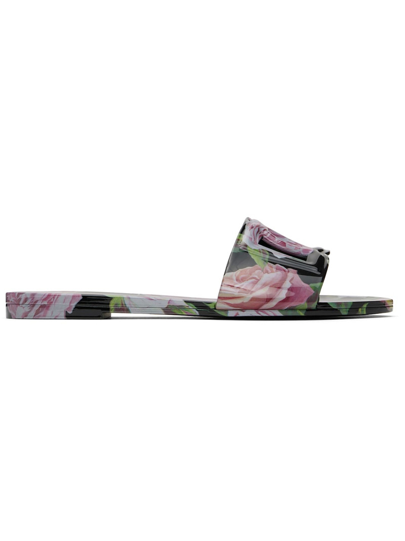 Multicolor Rubber Beachwear Sandals - 1
