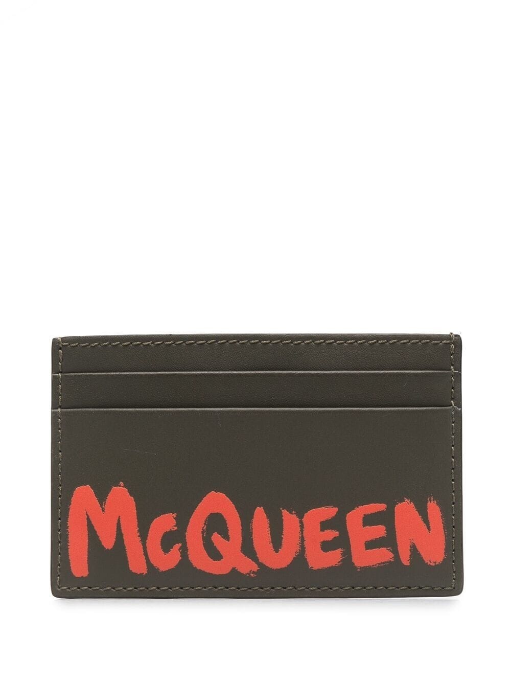 graffiti logo-print cardholder - 1