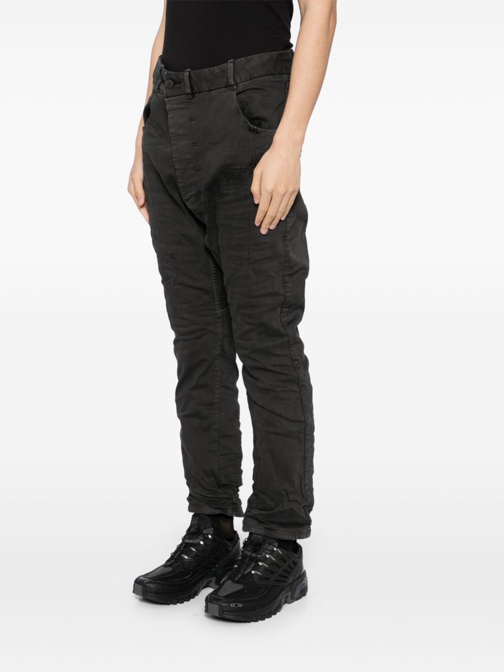 drop-crotch trousers - 3