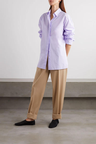 The Row Big Sisea cotton-poplin shirt  outlook