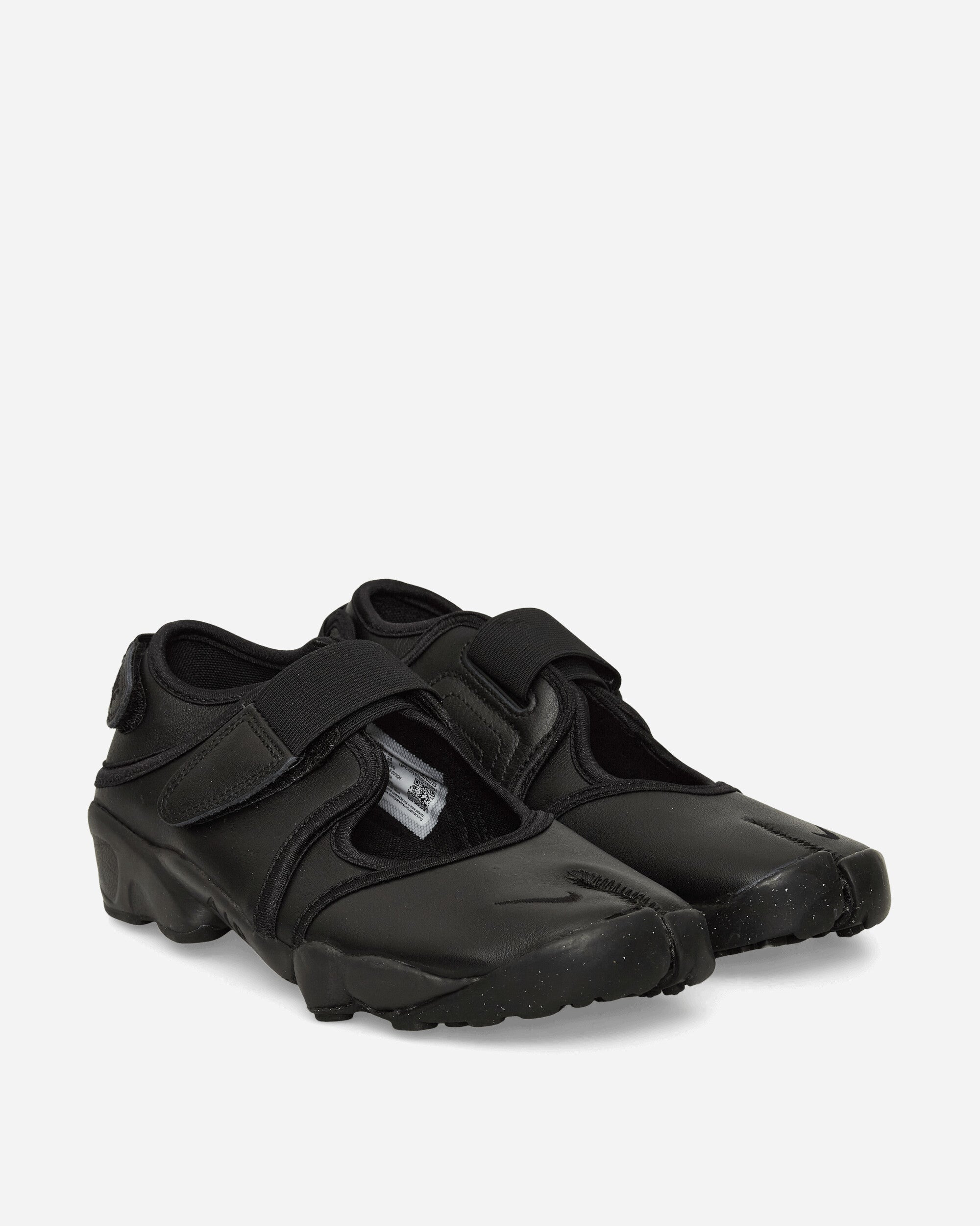 Women's Air Rift Leather Sandals Black - 2