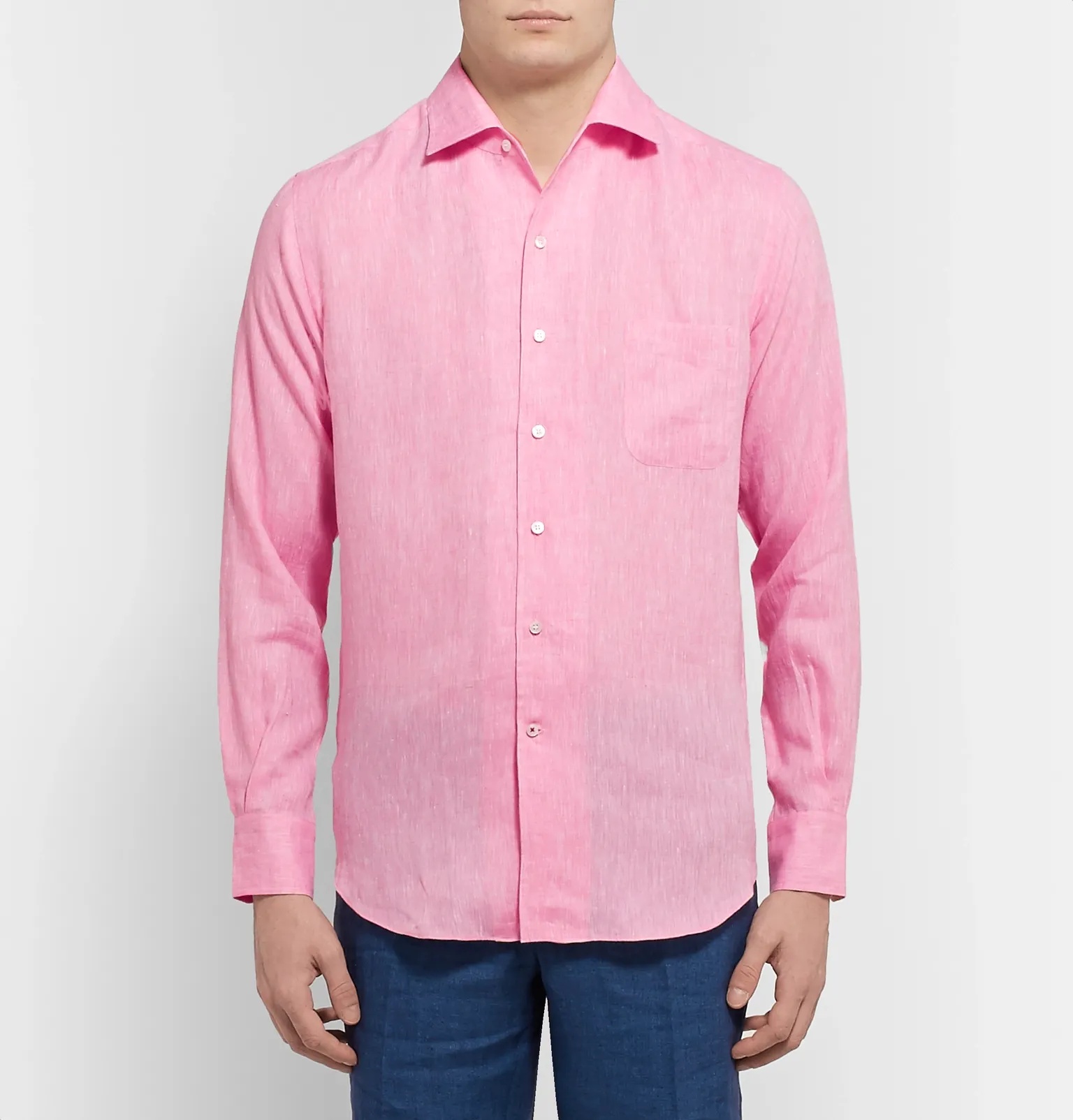 Andre Slub Linen Shirt - 4