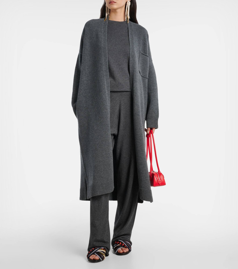 extreme cashmere N°105 Coat belted cashmere wrap cardigan outlook