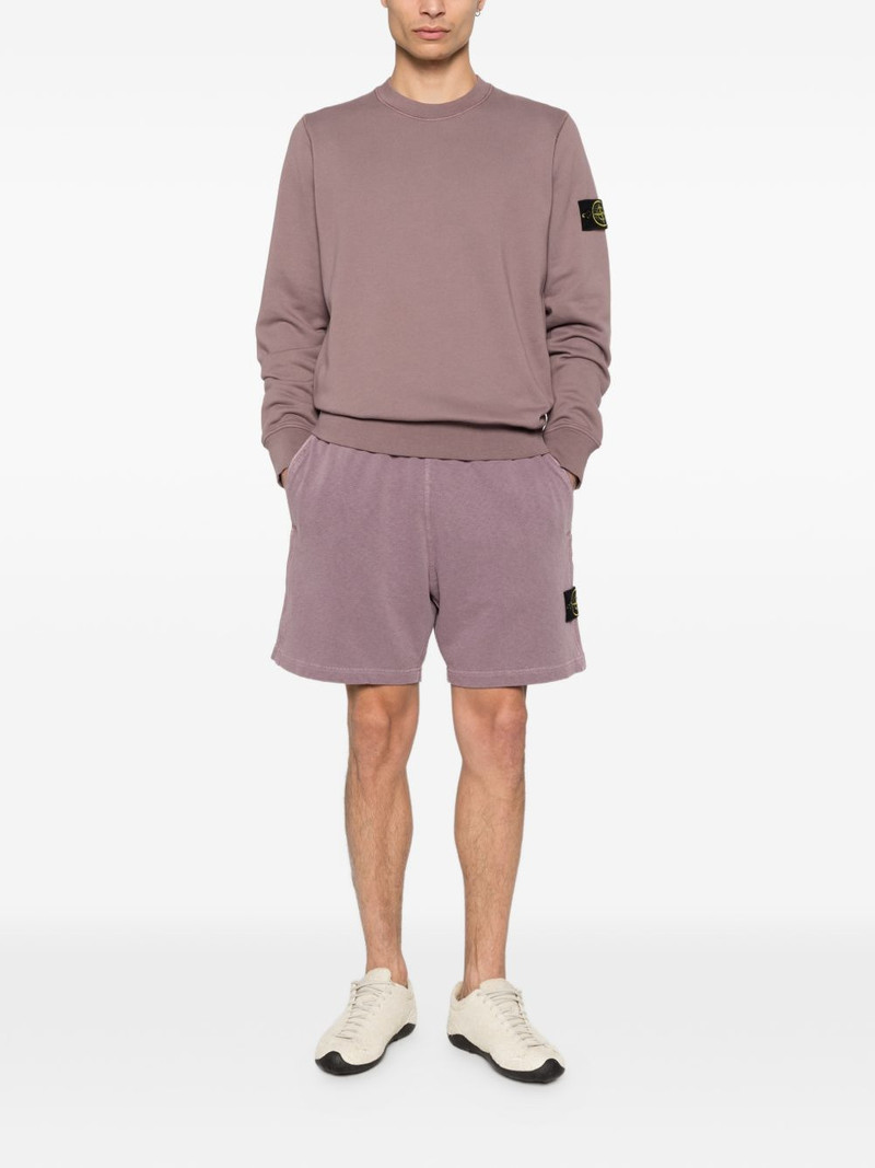 Stone Island logo-patch sweatshirt outlook