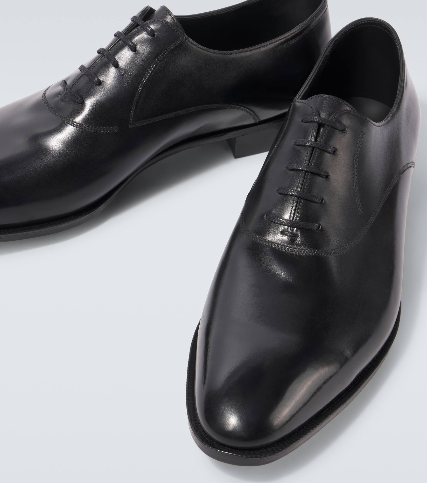 Leather Oxford shoes - 3