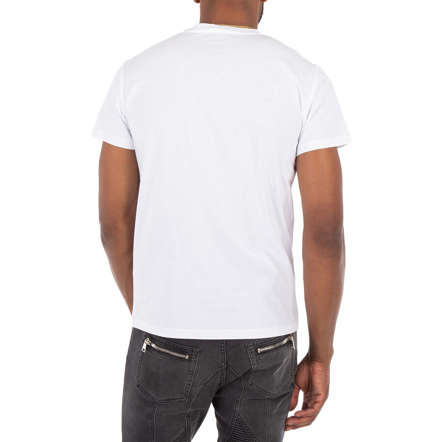 Balmain Palm-Print Cotton T-Shirt - 3