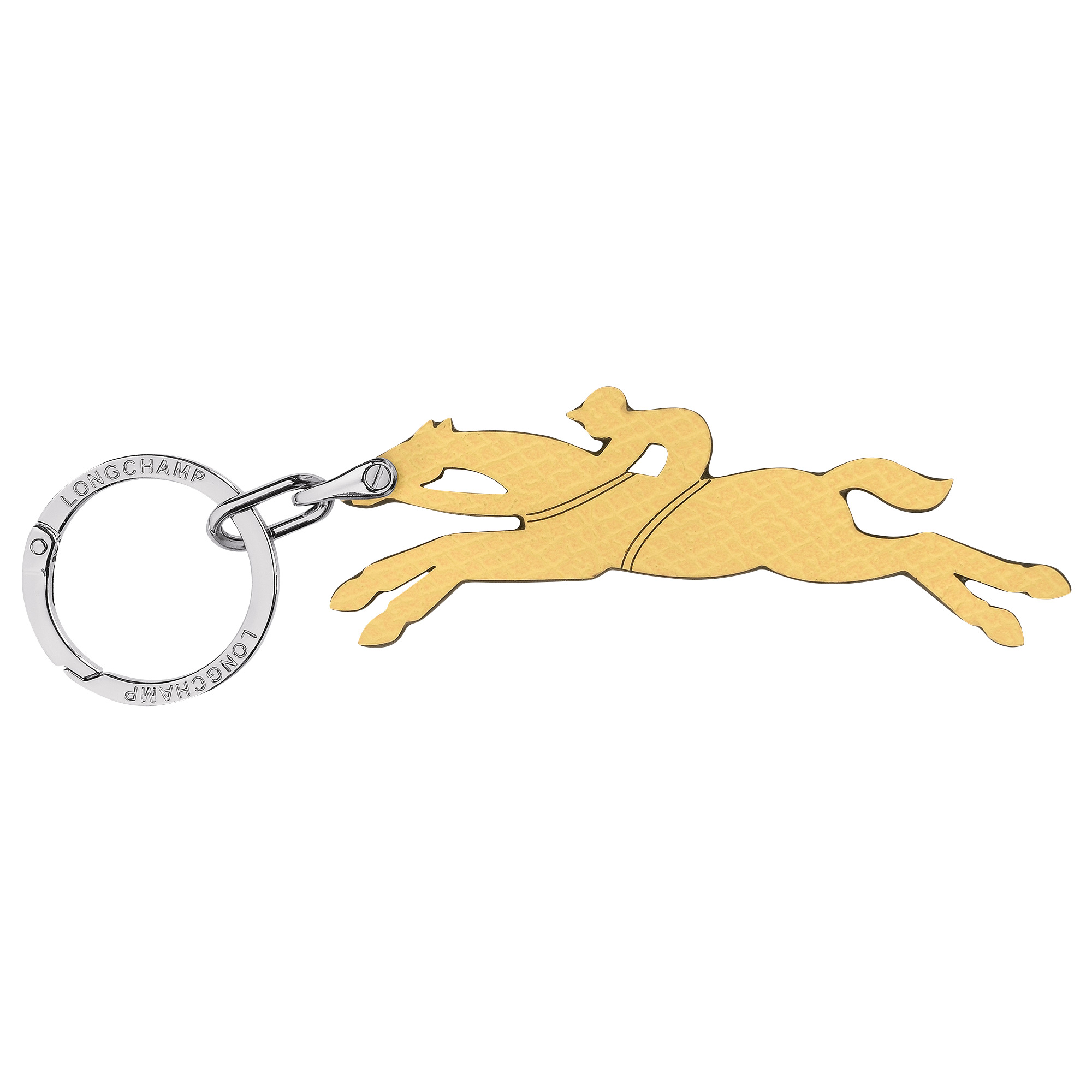 Le Pliage Original Key ring Yellow Chick - Leather - 1