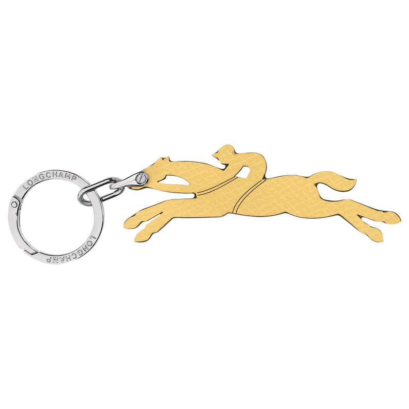 Le Pliage Original Key ring Yellow Chick - Leather 1