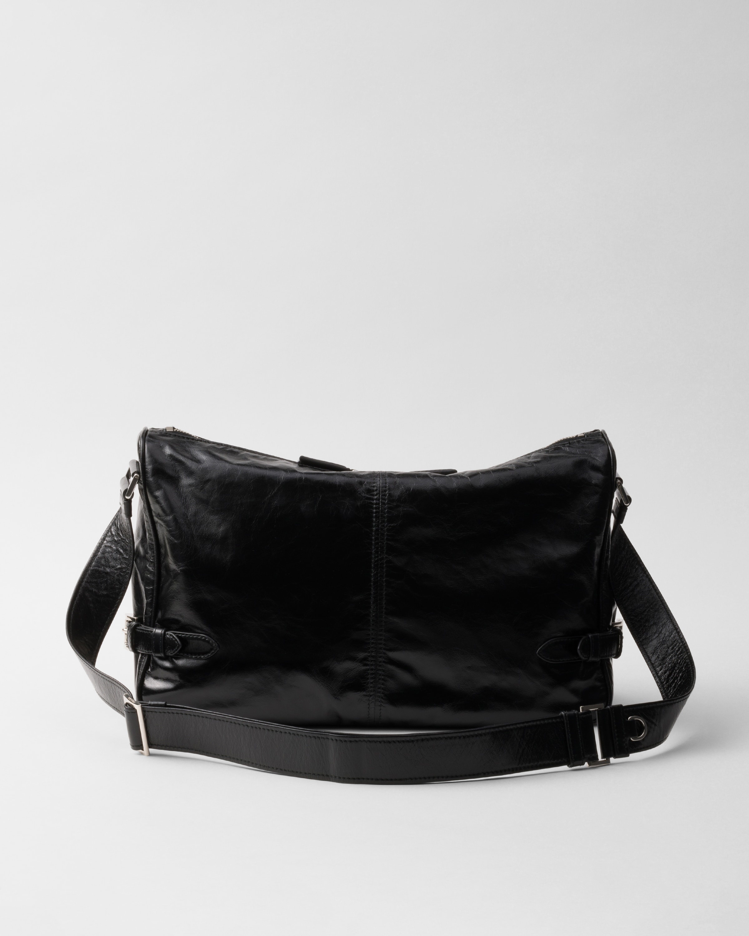 【送料&関税込】Prada Crinkled Leather Shoulder Bag Prada Grained Leather Flap Shoulder Bag | Neiman Marcus