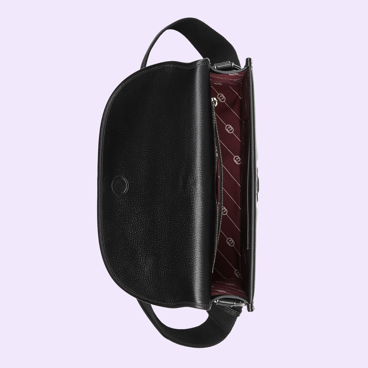 Crossbody messenger bag with Interlocking G - 8