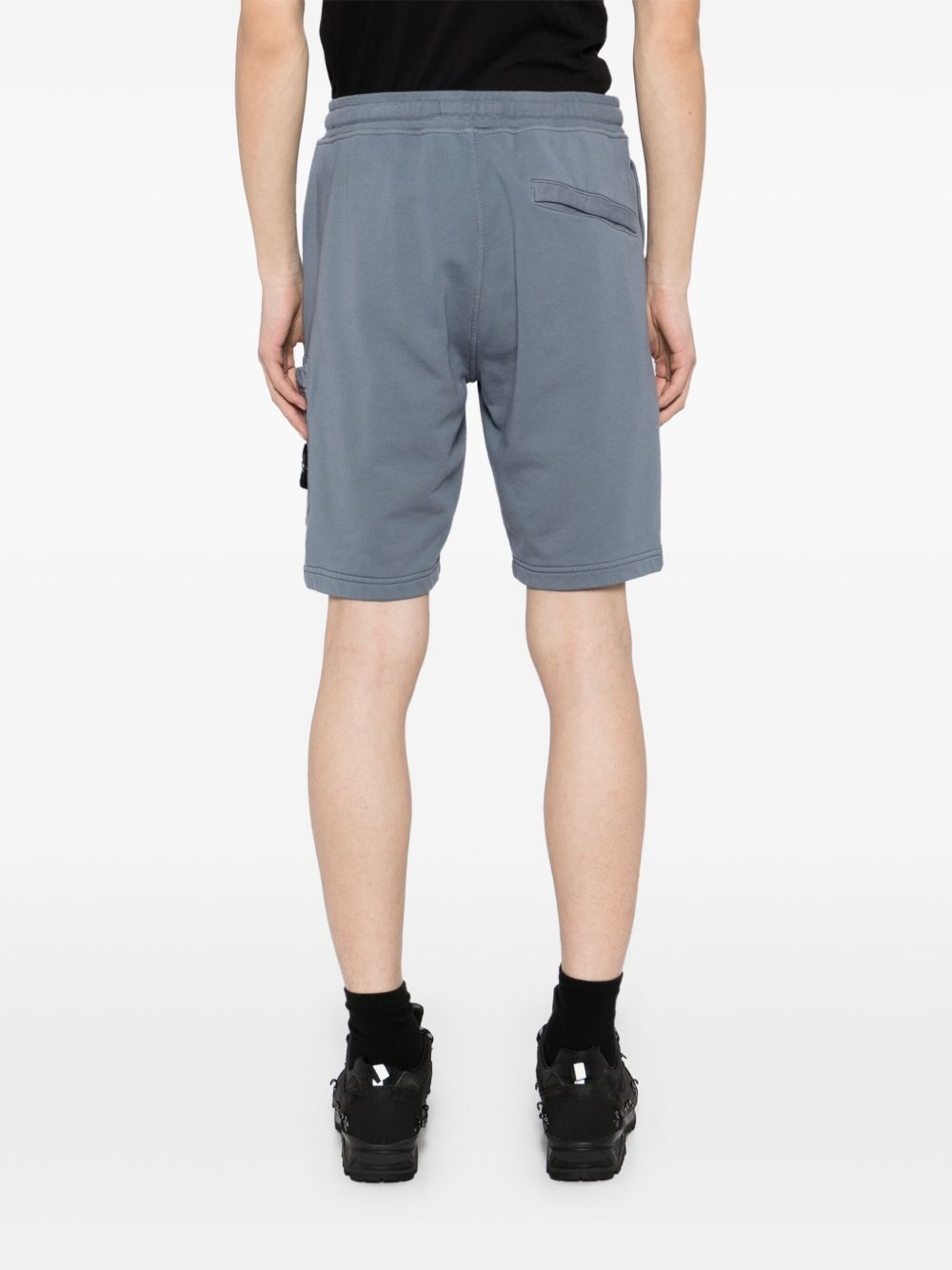 garment-dye logo shorts - 4