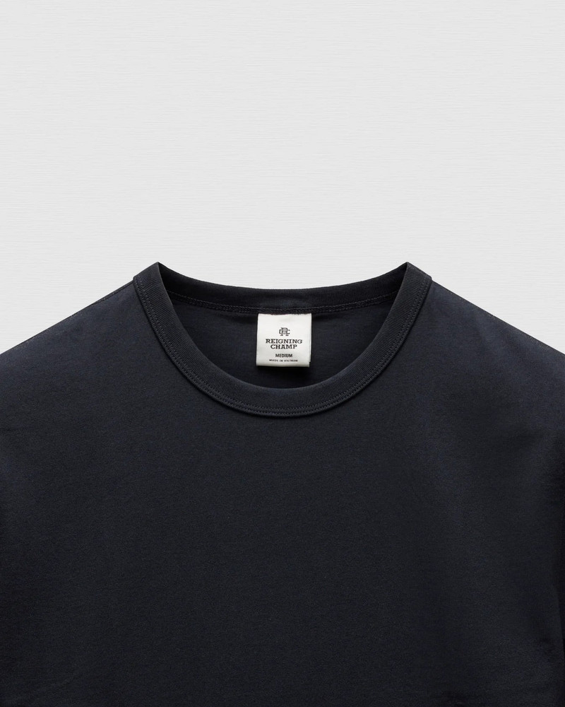 Reigning Champ RC Lightweight Jersey Slim T-Shirt -Navy outlook