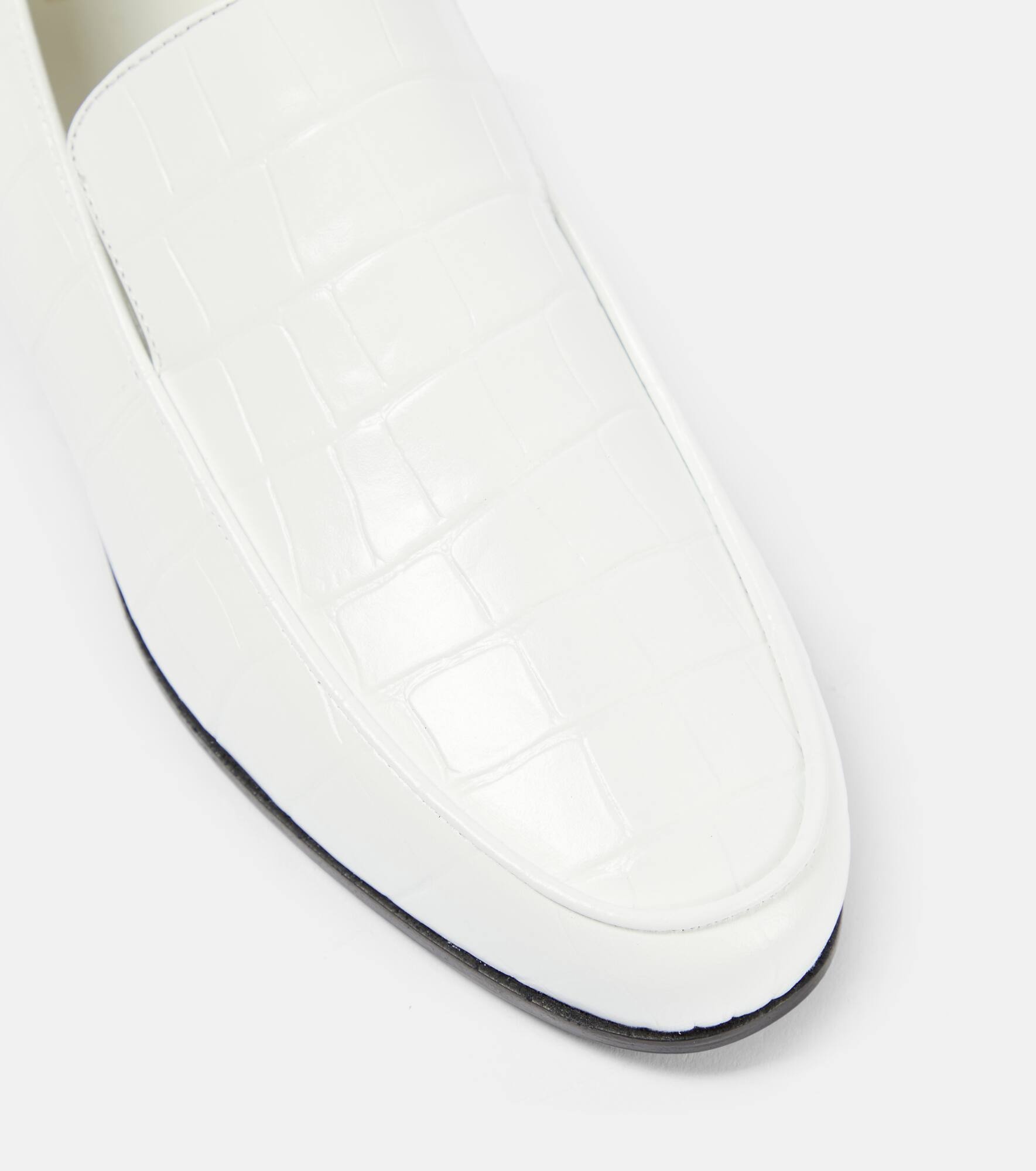 The Oval croc-effect leather loafers - 6