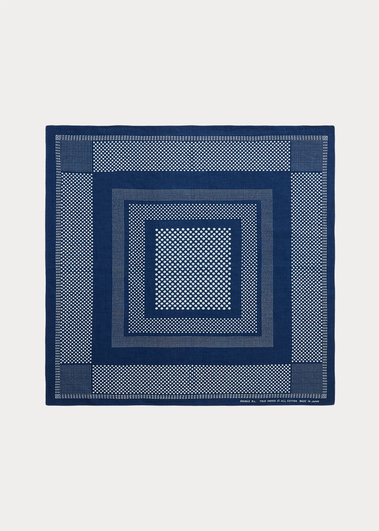 Polka-Dot Cotton Bandanna - 1