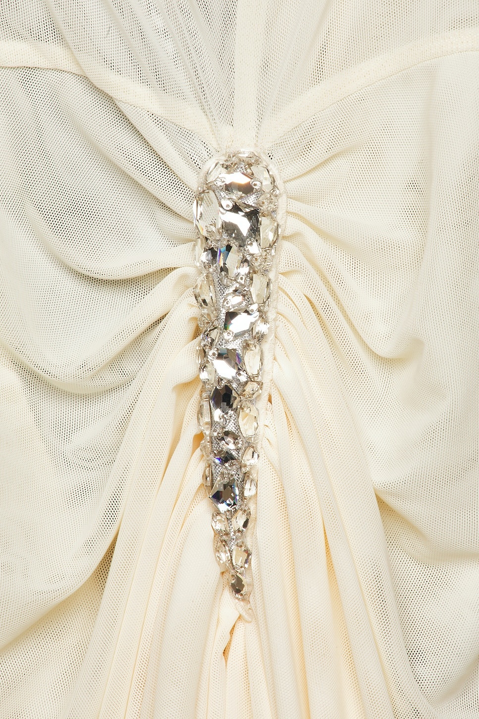 Crystal Claw Draped Gown - 5