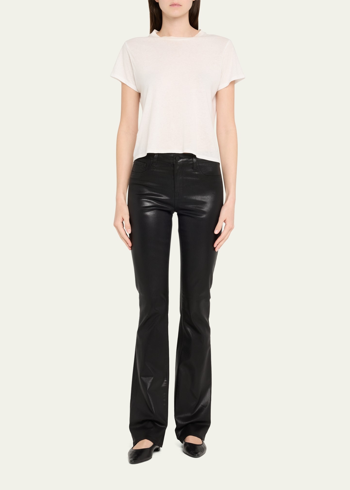 Selma High-Rise Sleek Baby Boot Jeans - 2